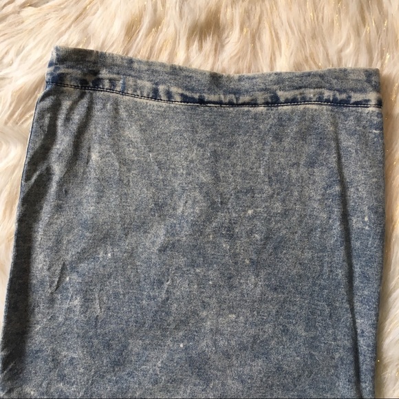 Sans Souci Denim Body Con Pencil Skirt - Picture 2 of 7